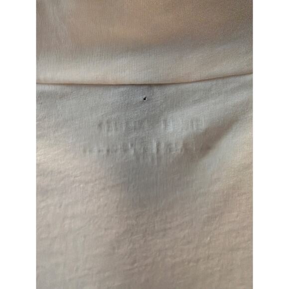 Eileen Fisher Womens Band Neck Oversized Tunic Long Top Cut Sleeve White Sz XS - Picture 3 of 8